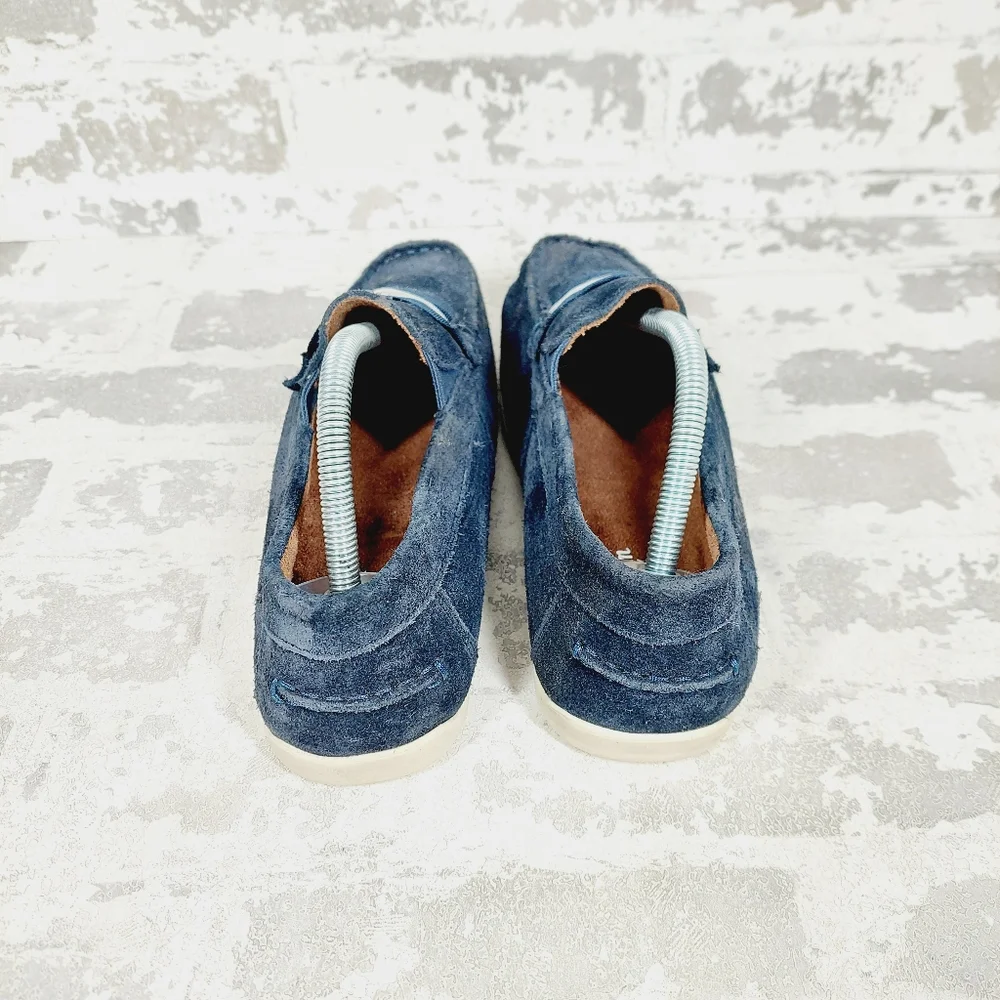 Jasper Jr Moc Toe Drop Tassel Navy Dress Shoes T367